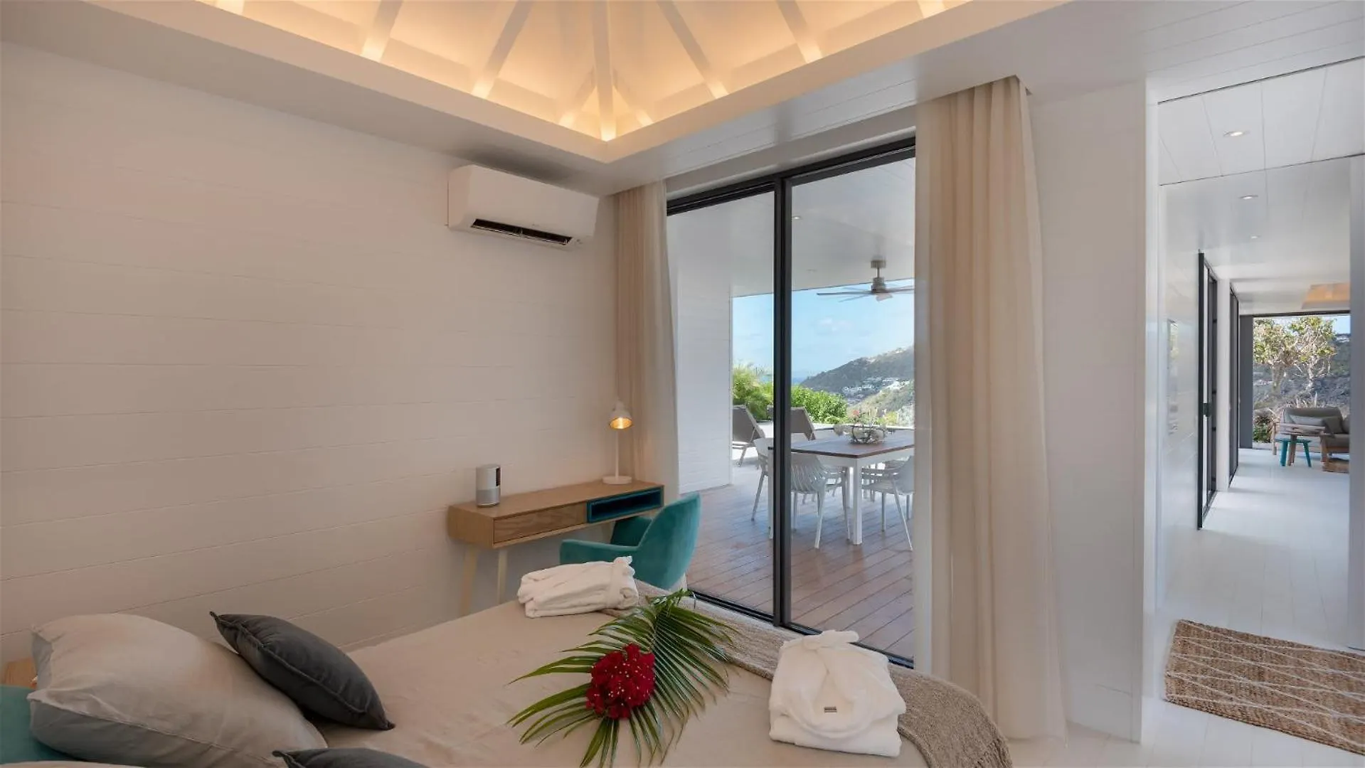 Lovely Decorated Villa with Ocean View グスタビア サン・バルテルミー島